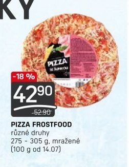 PIZZA FROSTFOOD různé druhy 275 - 305 g