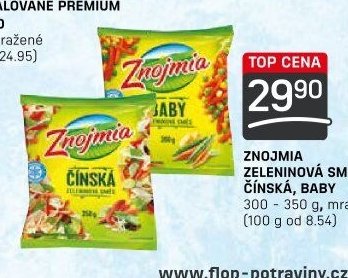 ZNOJMIA ZELENINOVÁ SMĚS ČÍNSKÁ, BABY 300 - 350 g