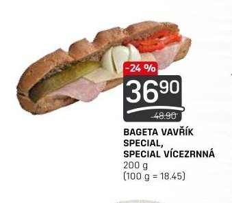 BAGETA VAVŘÍK SPECIAL, SPECIAL VÍCEZRNNÁ