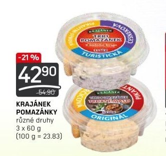 KRAJÁNEK POMAZÁNKY