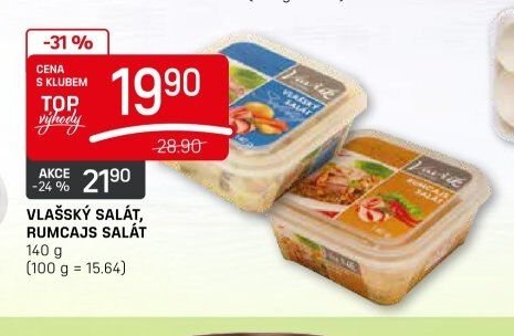 VLAŠSKÝ SALÁT, RUMCAJS SALÁT