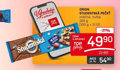 ORION STUDENTSKÁ PEČEŤ 260 g