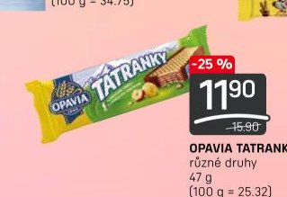 OPAVIA TATRANKY různé druhy 47 g
