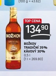 BOŽKOV TRADIČNÍ 35% KÁVOVÝ 30%