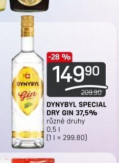 DYNYBYL SPECIAL DRY GIN 37,5% různé druhy