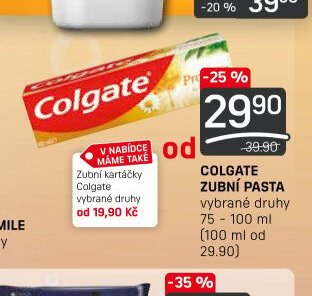 Colgate zubní pasta