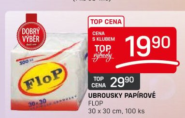 Ubrousky papírové Flop