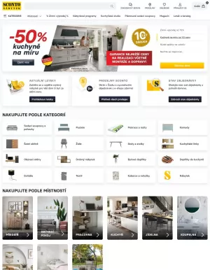 akční leták Sconto nábytek 16.1.2024-22.1.2024