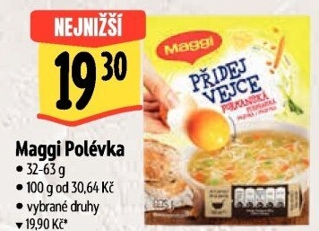 Instantní polévka Přidej vejce Maggi