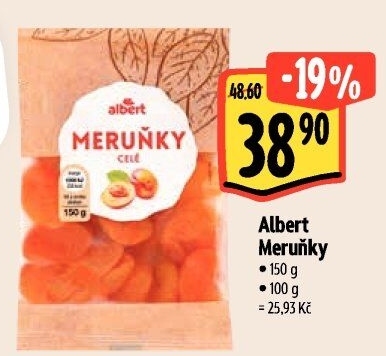 Meruňky sušené Albert