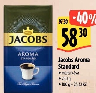 Mletá káva Jacobs Aroma Standard