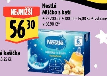 Mlíčko s kaší Nestlé
