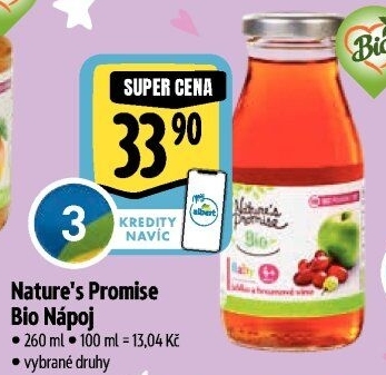 Nápoj dětský bio Baby Nature'