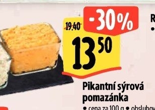 Pikantní sýrová pomazánka