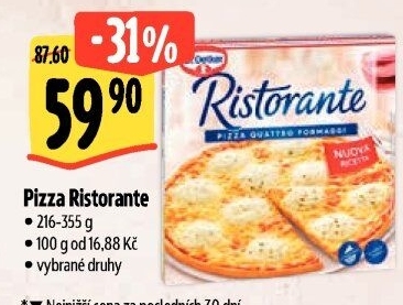 Pizza mražená Ristorante Dr. Oetker