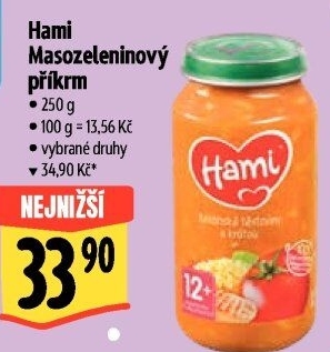 Příkrm masozeleninový Hami