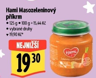 Příkrm masozeleninový Hami