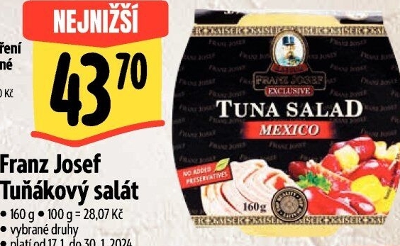 Tuňákový salát Exclusive Franz Josef Kaiser