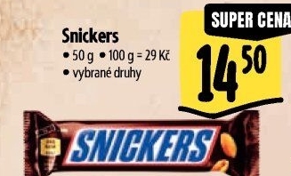Tyčinka Snickers