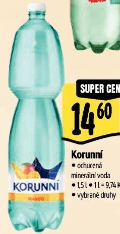 Voda ochucená Korunní