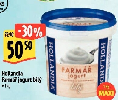 Bílý jogurt Farmář Hollandia
