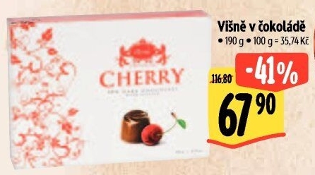 Bonboniéra Višně v čokoládě Cherry Carla