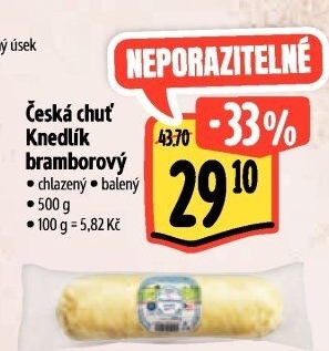 Knedlík bramborový Česká chuť