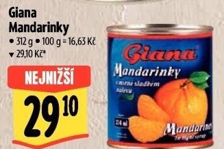 Kompot mandarinky Giana