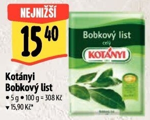 Koření Bobkový list Kotányi