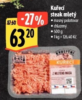 Kuřecí steak mletý Albert