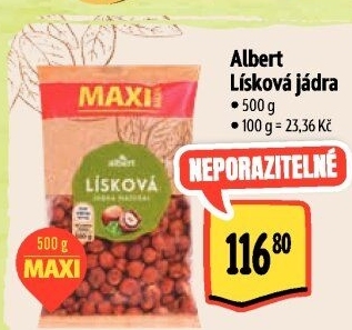 Lískové ořechy Albert
