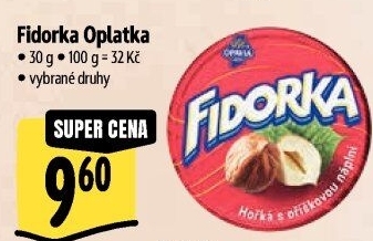 Oplatky Fidorka Opavia