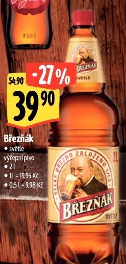 Pivo světlé výčepní 10° Březňák