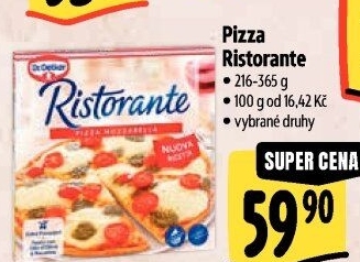Pizza mražená Ristorante Dr. Oetker