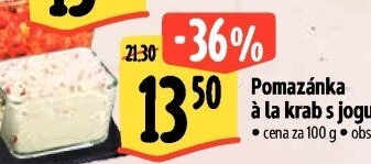 Pomazánka a la krab s jogurtem