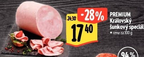 Salám šunkový královský speciál Premium Albertovo uzenářství