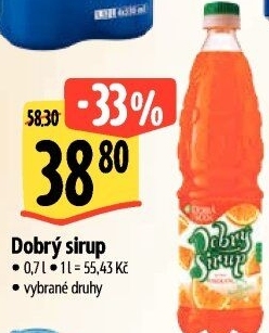 Sirup Dobrá voda
