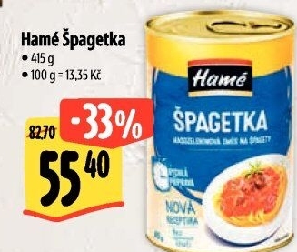 Špagetka Hamé