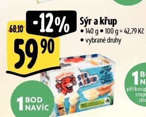 Sýr a křup Veselá kráva