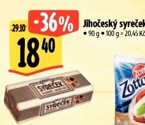 Sýr Syreček Jihočeský Madeta