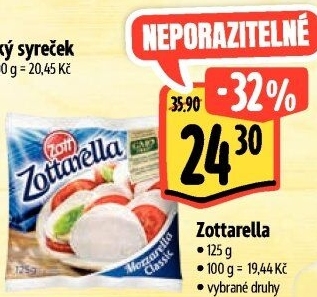 Sýr Zottarella Zott