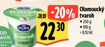 Tvaroh Olomoucký Olma