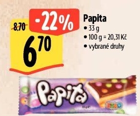 Tyčinka Papita Sölen