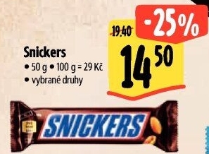 Tyčinka Snickers