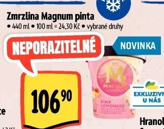 Zmrzlina v kelímku Magnum Algida