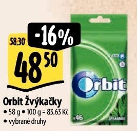 Žvýkačky Orbit
