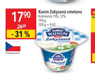 Kunín Zakysaná smetana