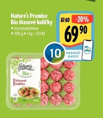 Nature's Promise Bio Masové kuličky