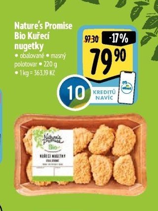 Nature's Promise Bio Kuřecí nugetky