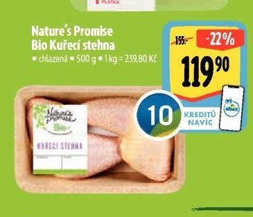 Nature's Promise Bio Kuřecí stehna